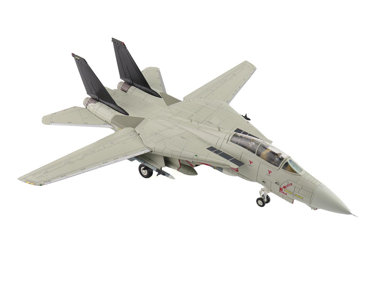 Grumman F-14A Tomcat Fighter Aircraft "Bandit Rogue Nation" United States Navy "Air Power Series" 1/72 Diecast Model by Hobby Master-1