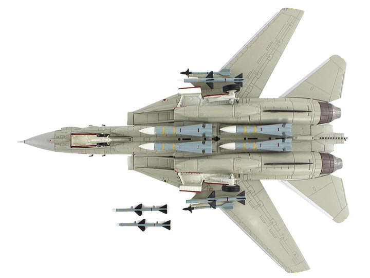 Grumman F-14A Tomcat Fighter Aircraft "Bandit Rogue Nation" United States Navy "Air Power Series" 1/72 Diecast Model by Hobby Master-0