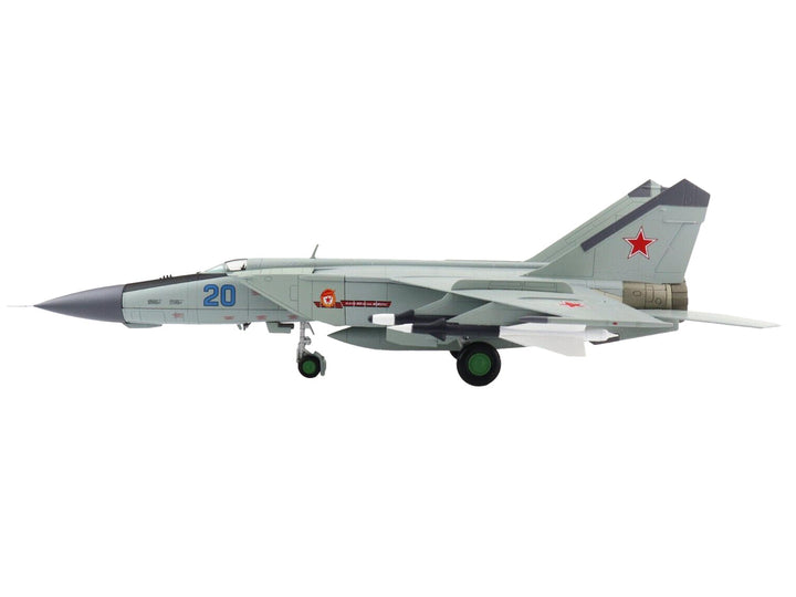 Mikoyan-Gurevich MiG-25PDS Aircraft "146th Guards Fighter Aviation Regiment 50th Anniversary of October" (1990) Soviet Air Force "Air Power Series" 1/72 Diecast Model by Hobby Master-1
