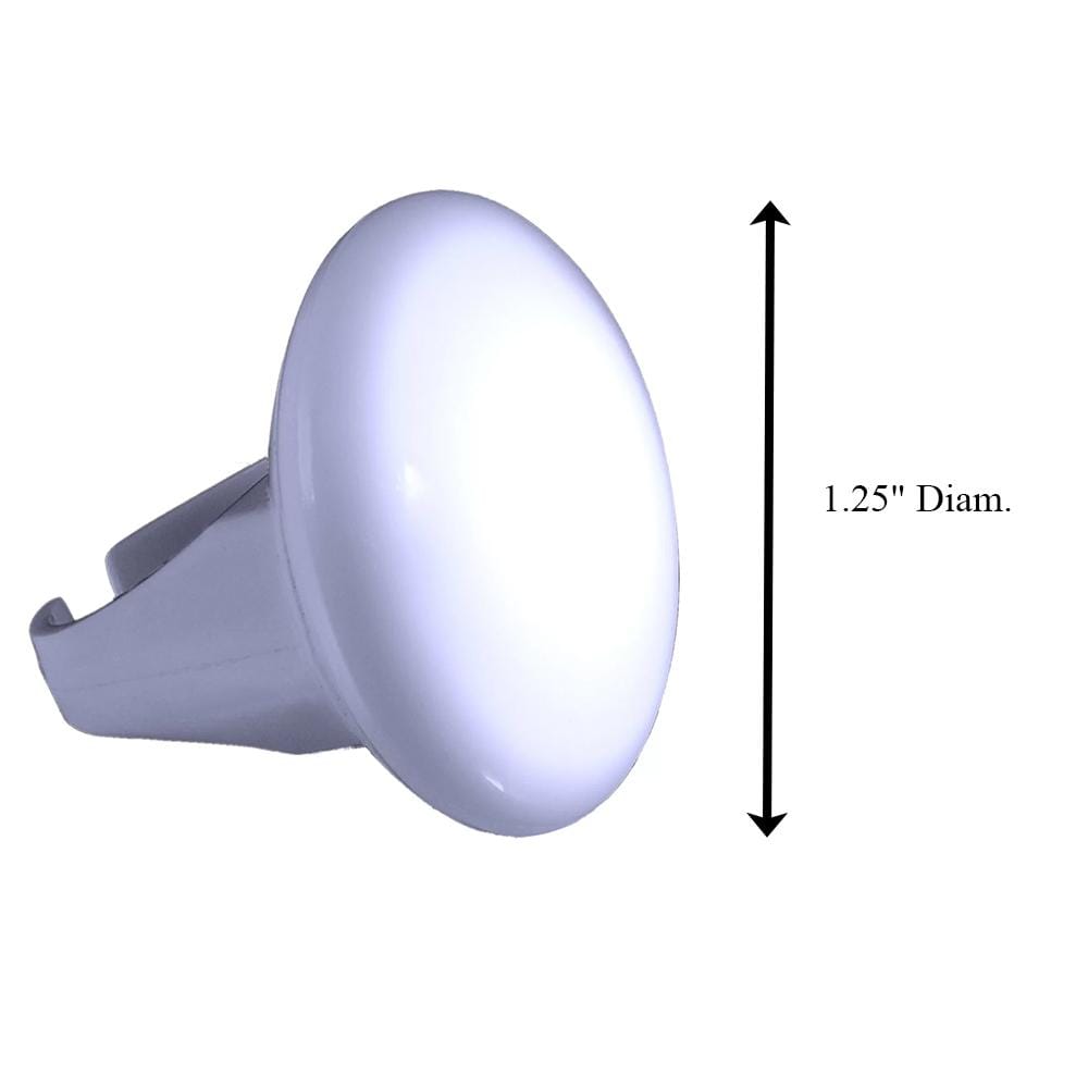 Huge Blink and Glow White LED Light Up Ring-1