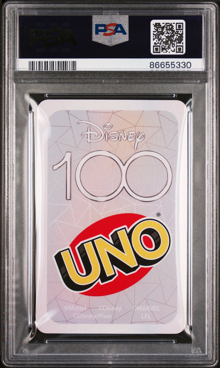 2023 UNO DISNEY 100 R2 D2 YELLOW 7 PSA 9 2