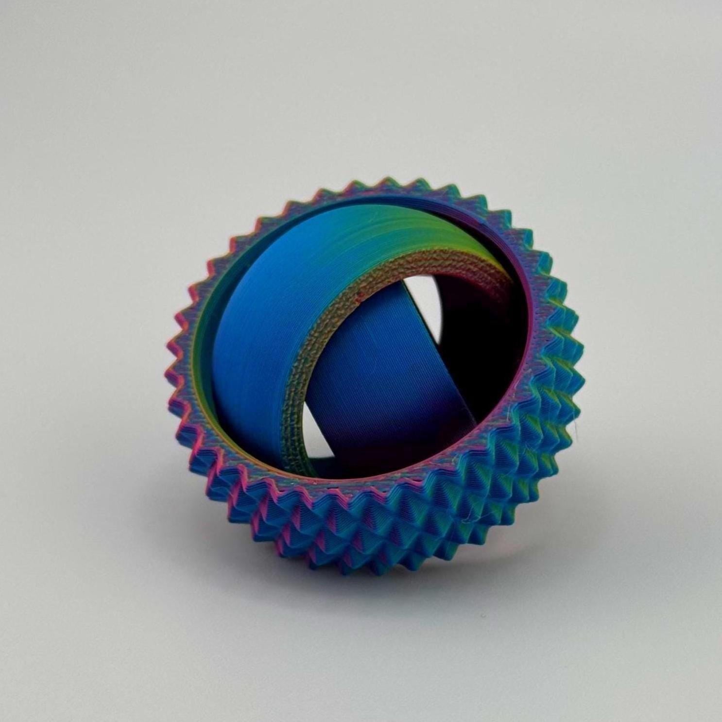 Multi Color Spiky Gyro Fidget Spinner 3