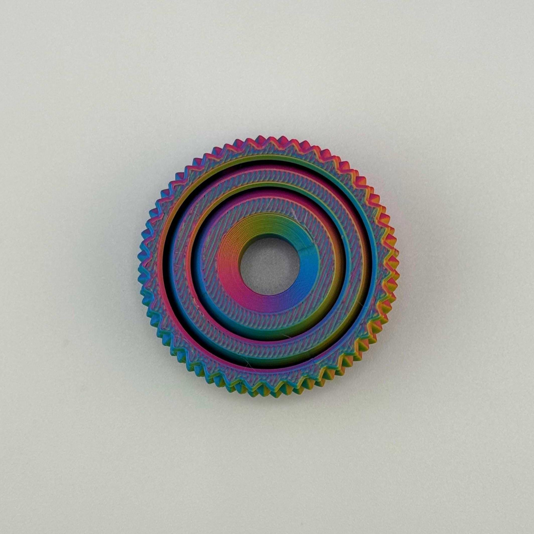 Multi Color Spiky Gyro Fidget Spinner 7
