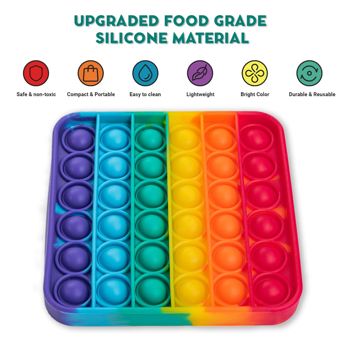 4 Extra Rainbow Fidget Mats (The Fidget Game: Sight Words) 3