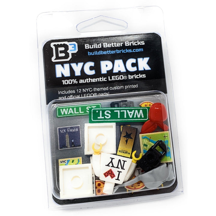 New York City Pack - Custom Parts + Minifig Accessories made using LEGO parts 2