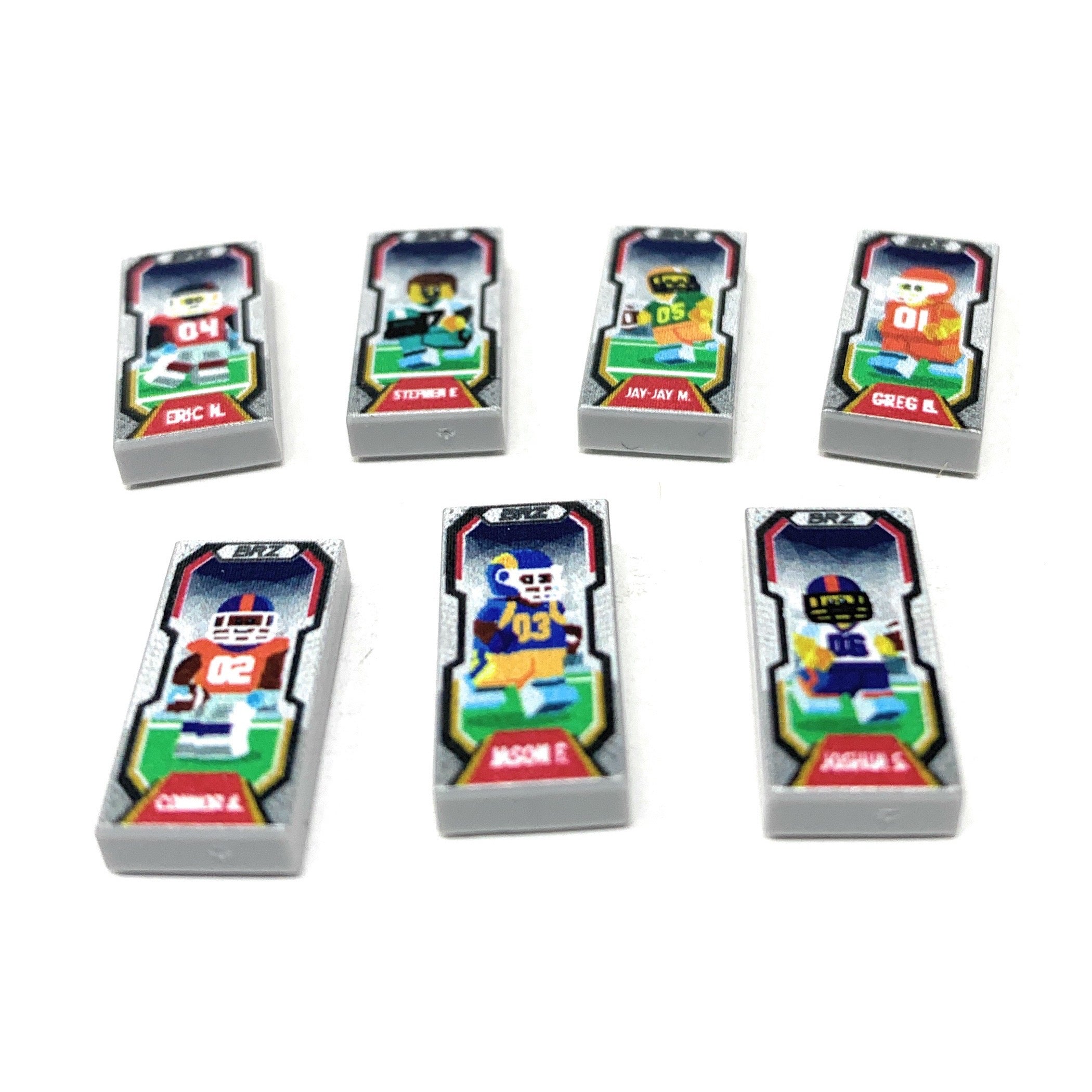 B3 Customs® Football Cards Fan Pack Lego Tiles 3