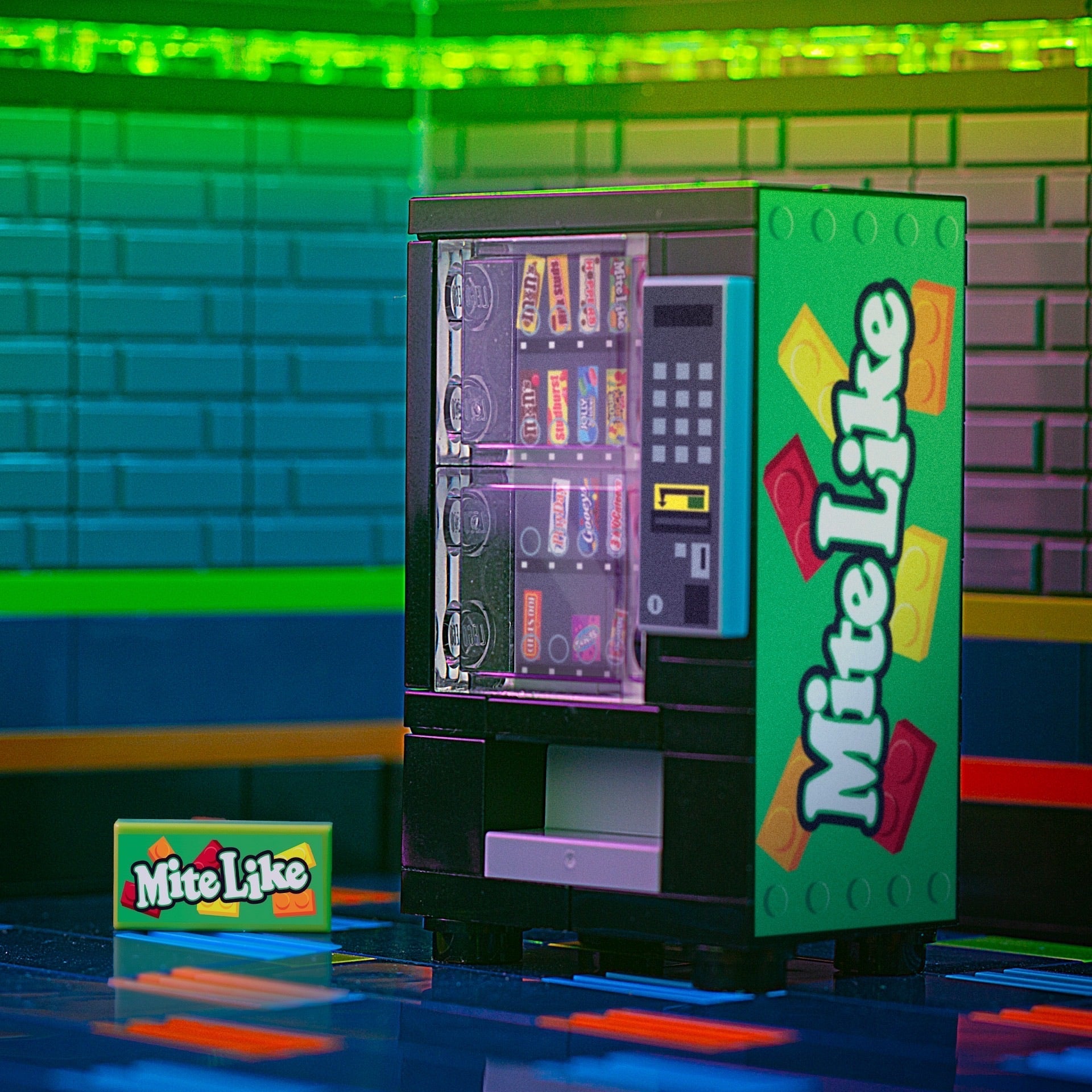 Mite Like - Candy Vending Machine made using LEGO parts 2