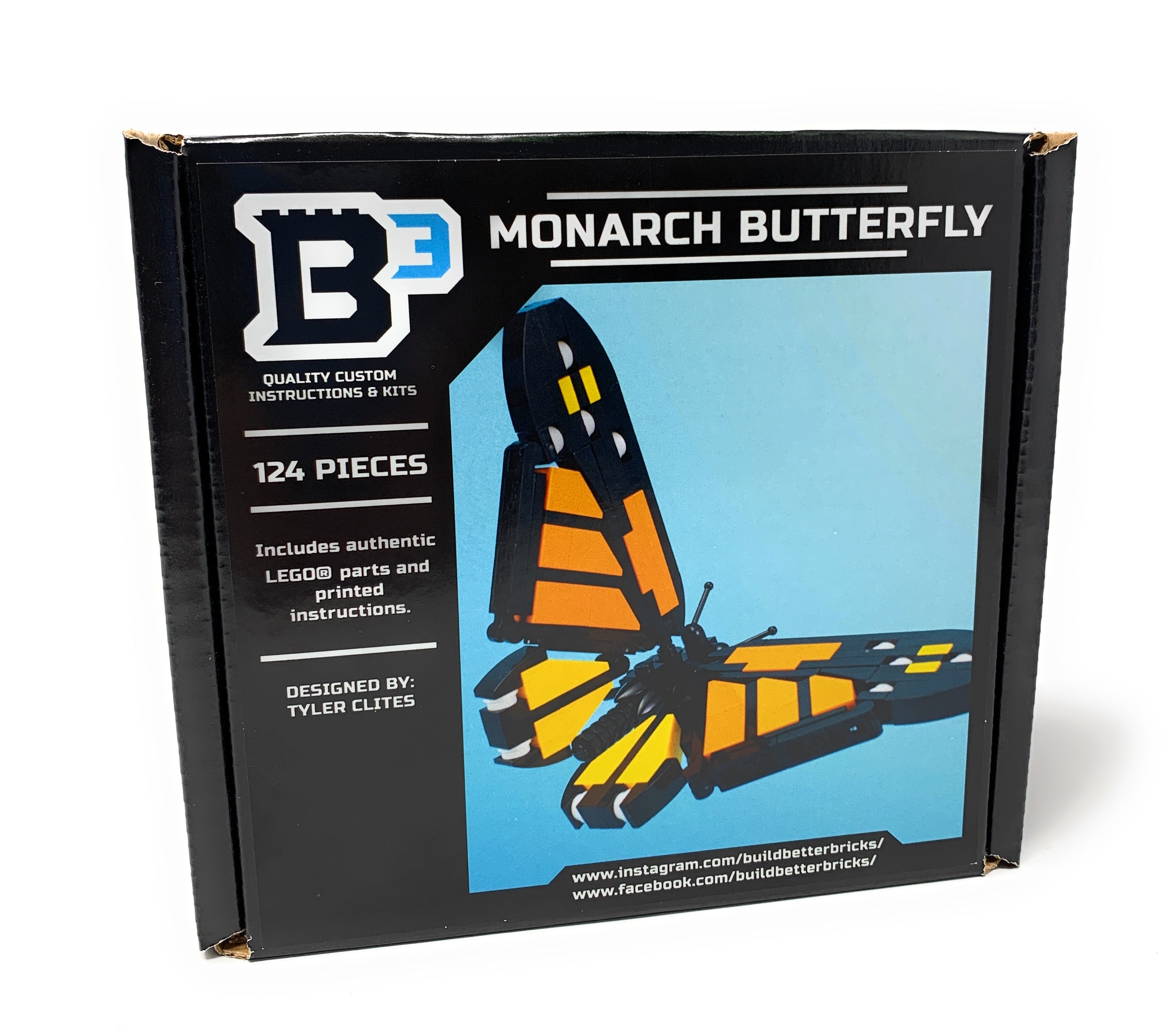 Monarch Butterfly - B3 Customs Building Set made using LEGO parts 5