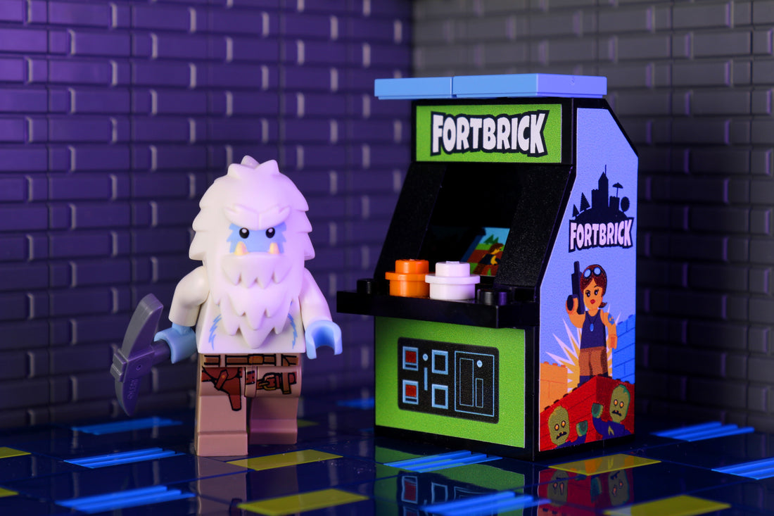 Fortbrick Arcade Machine Building Set made using LEGO parts 3