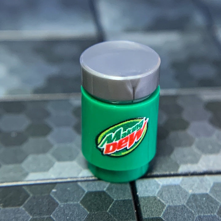 B3 Customs® Printed Making Dew Soda Can made using LEGO parts 2