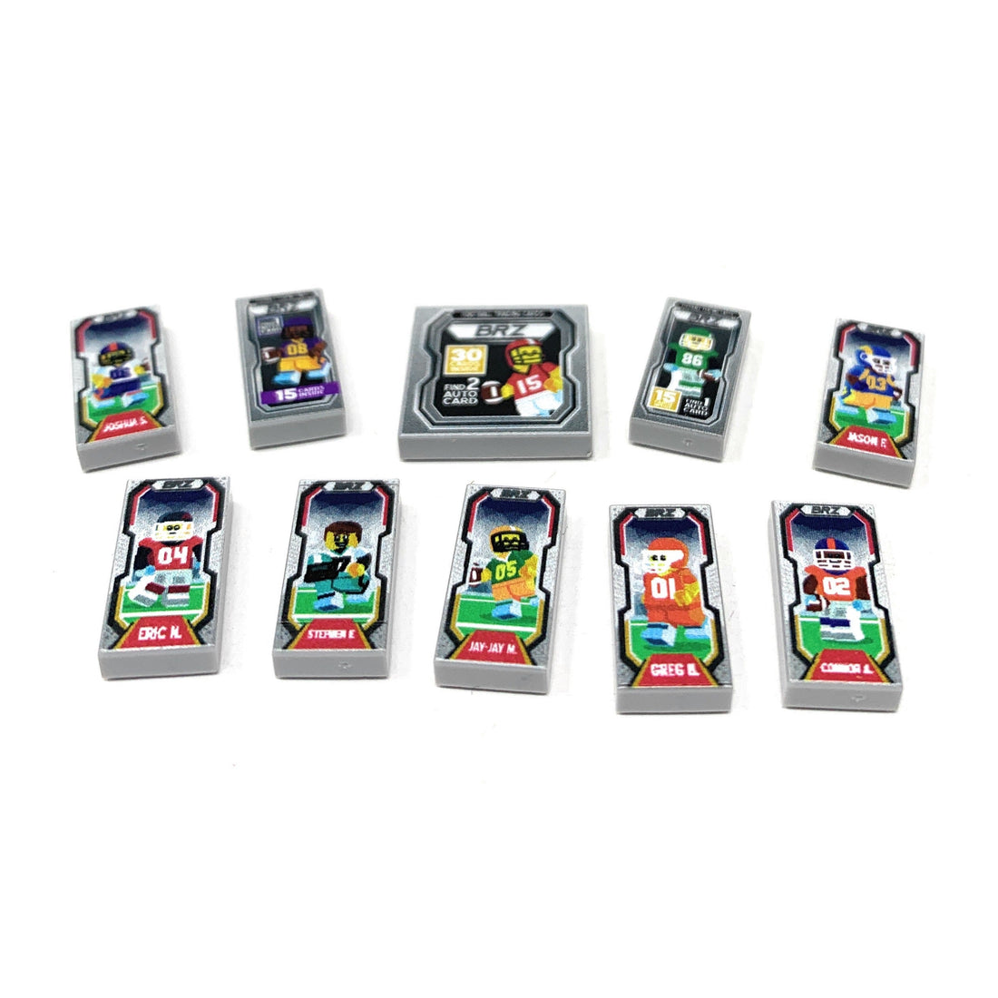 B3 Customs® Football Cards Fan Pack Lego Tiles