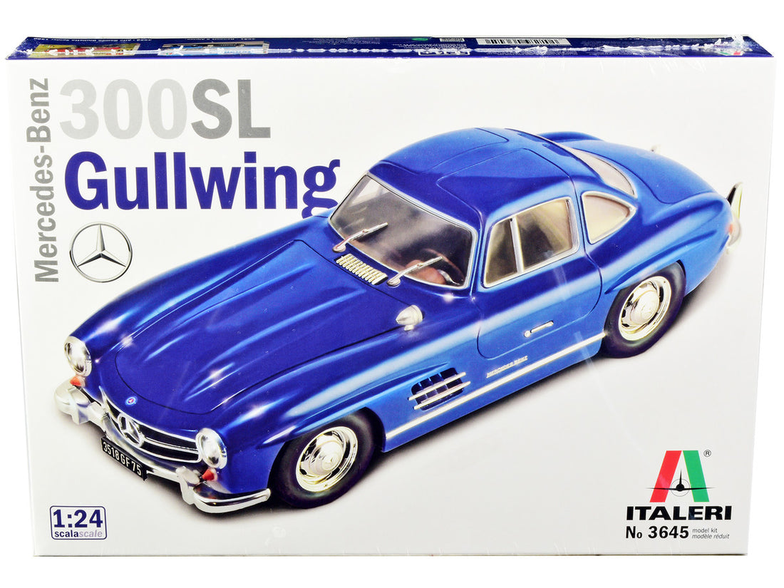 Skill 3 Model Kit Mercedes Benz 300 SL Gullwing 1/24 Scale Model by Italeri-0