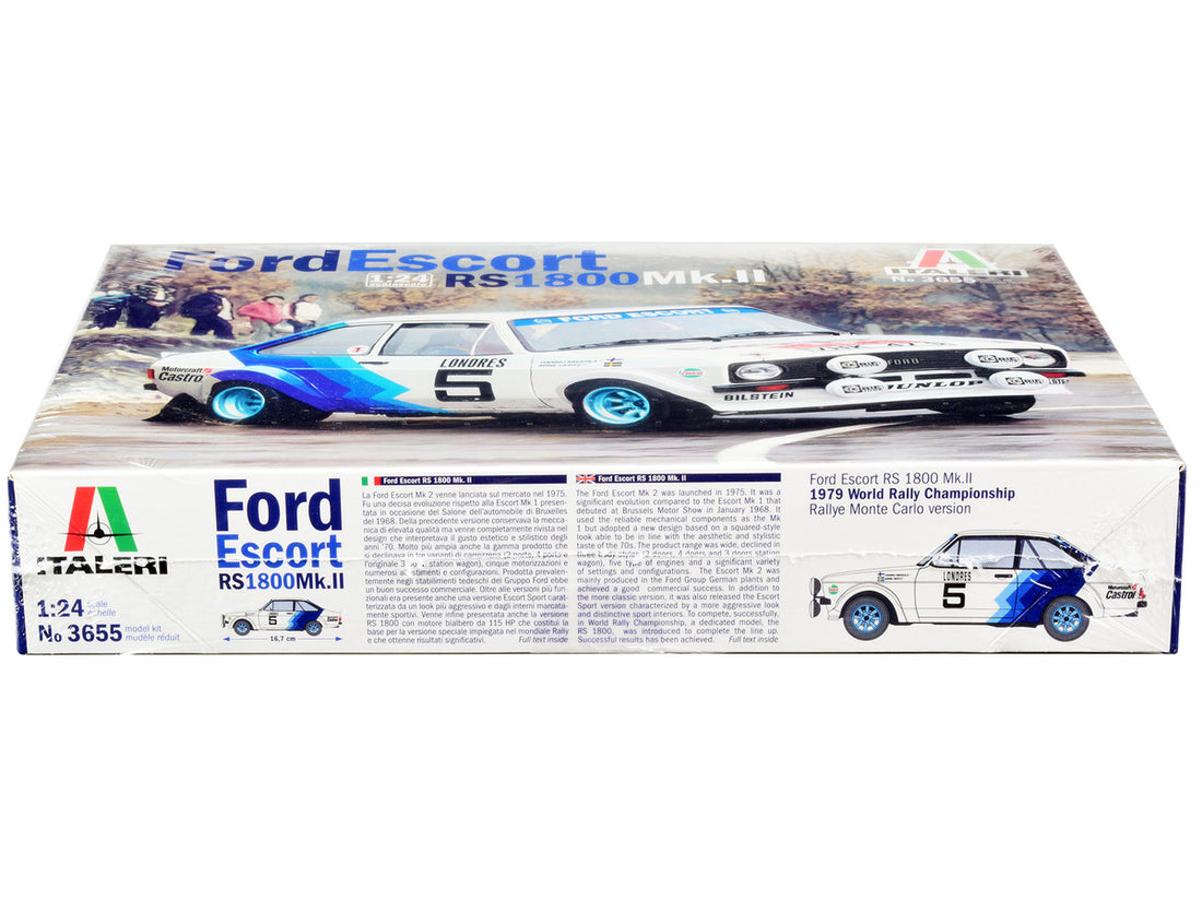 Ford Escort RS 1800 Mk.II #5 Rallye Monte Carlo (1979) 1/24 Scale Skill 2 Model Kit by Italeri 4