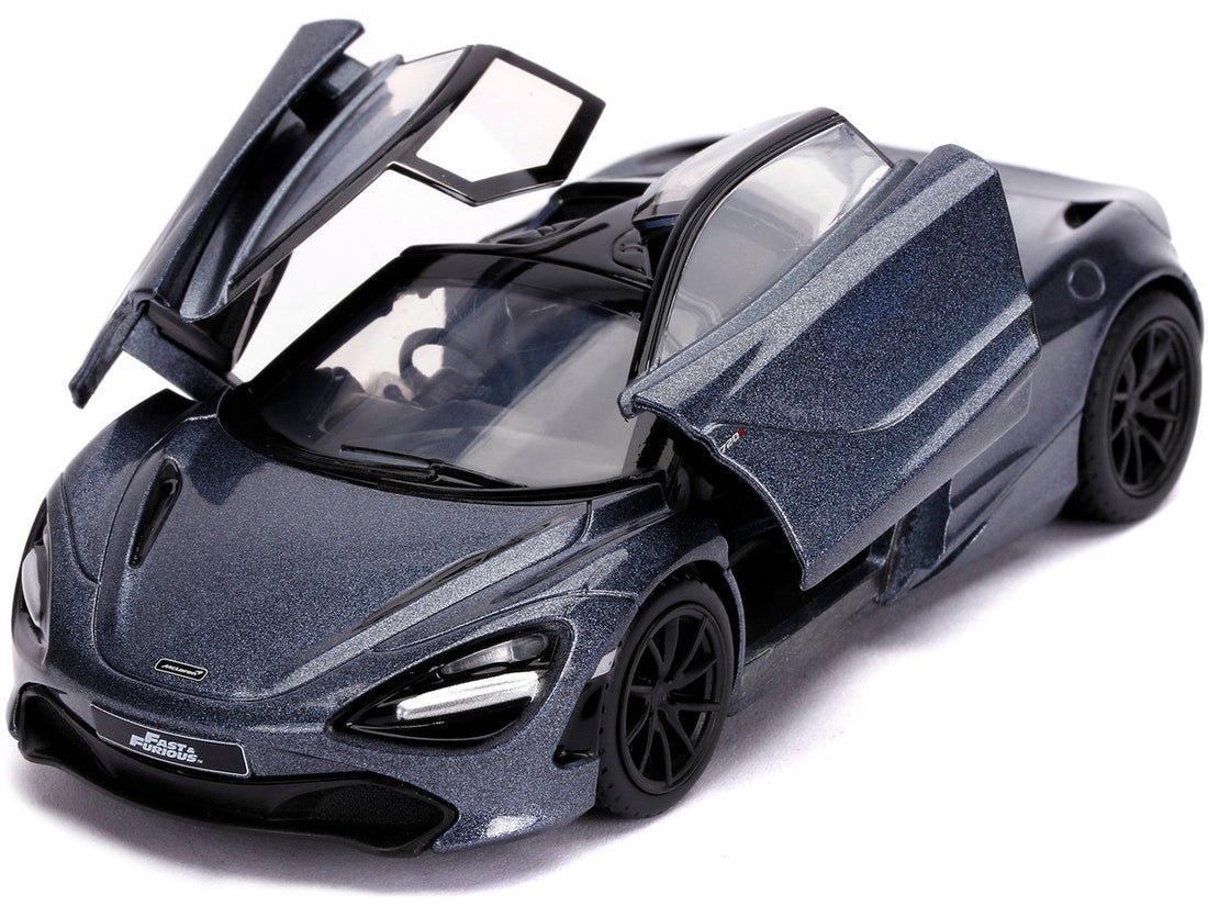 Shaw's McLaren 720S RHD (Right Hand Drive) Metallic Gray "Fast & Furious Presents: Hobbs & Shaw" (2019) Movie 1/32 Diecast Model Car by Jada-2