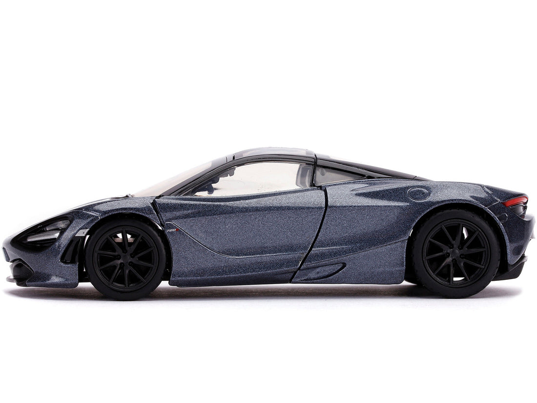 Shaw's McLaren 720S RHD (Right Hand Drive) Metallic Gray "Fast & Furious Presents: Hobbs & Shaw" (2019) Movie 1/32 Diecast Model Car by Jada-1