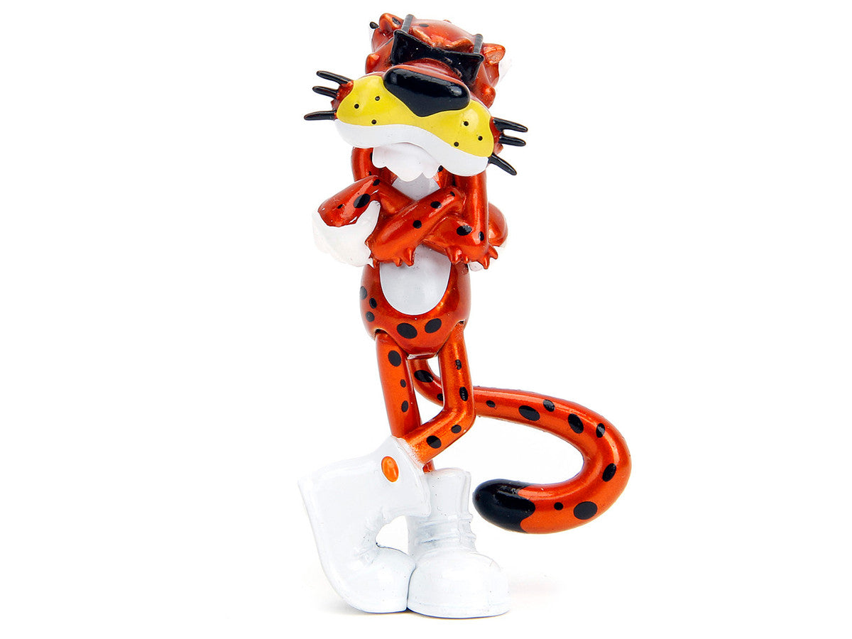 1985 Chevrolet Camaro Z/28 Orange Metallic with Graphics and Chester Cheetah Diecast Figure "Cheetos" "Hollywood Rides" Series 1/24 Diecast Model Car by Jada-4