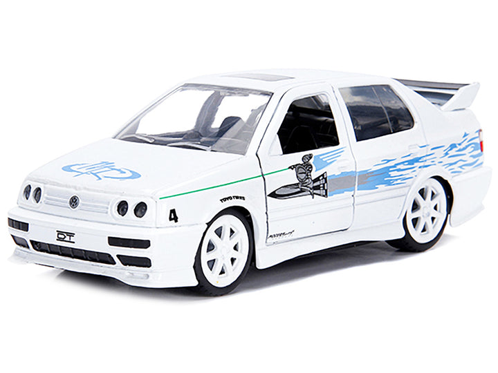 Jesse's Volkswagen Jetta White "Fast & Furious" Movie 1/32 Diecast Model Car by Jada-1