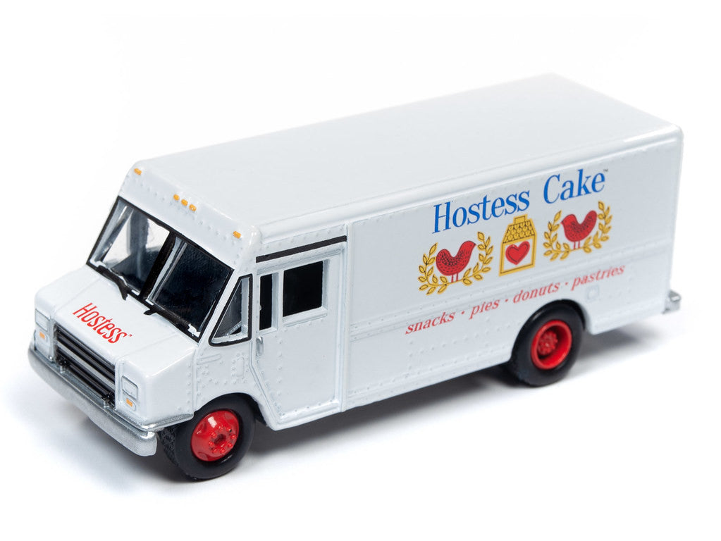GMC Step Van White with "Hostess" Country Billboard "Johnny Lightning 50th Anniversary" 1/64 Diecast Model by Johnny Lightning