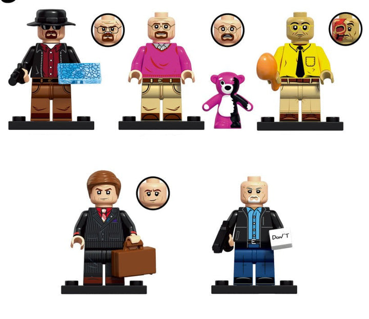 Desert Crime Lords Custom Minifigure Set of 5 for Lego