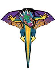 Kite - 65 Inches Tall 2-D Jumping Nylon Dragon Info