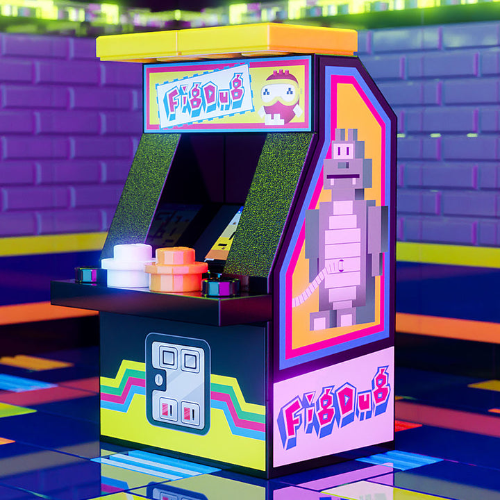 Fig Dug - B3 Customs Arcade Machine for Lego