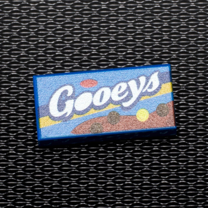 Gooeys - B3 Customs® Printed 1x2 Tile for Lego