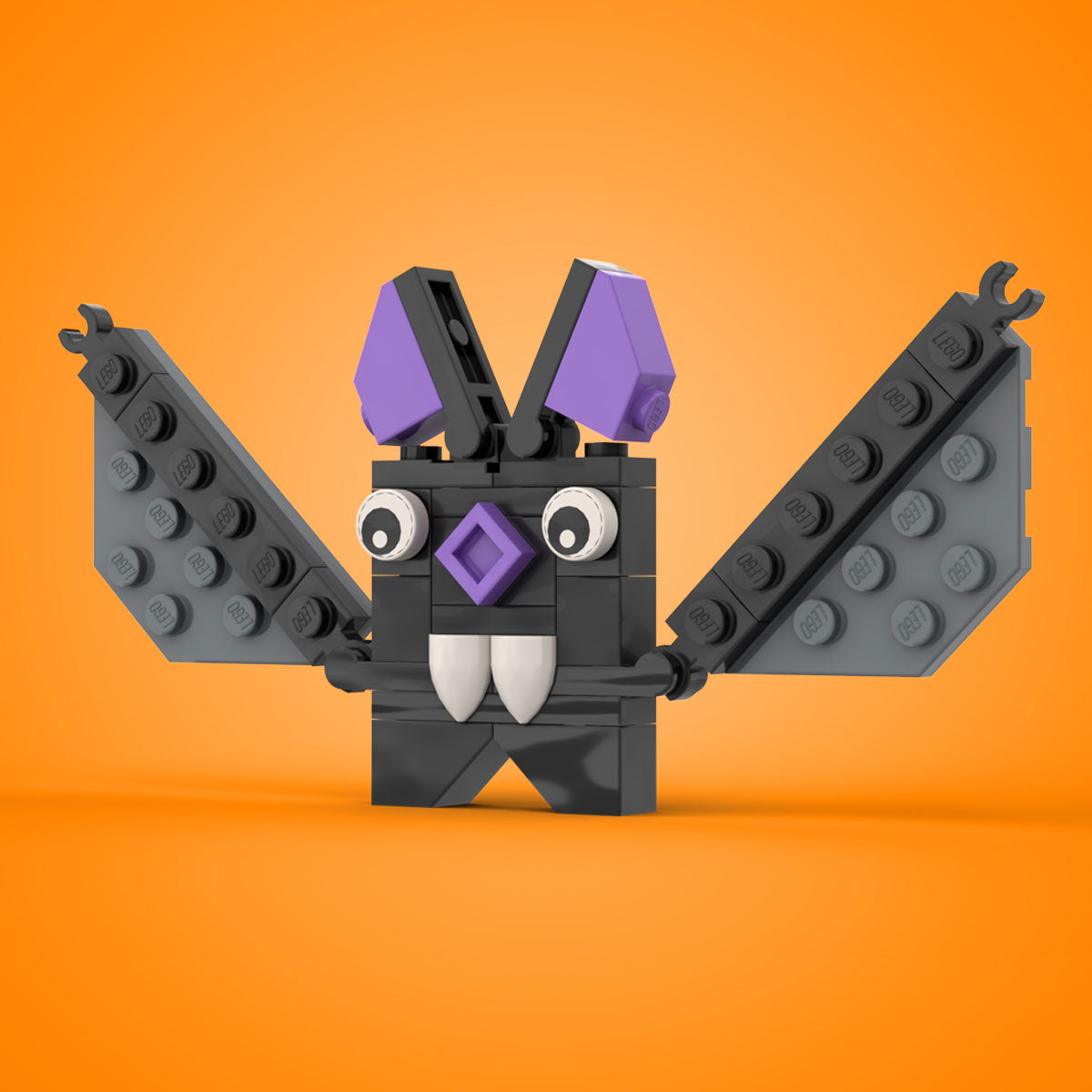 Halloween Bat made using LEGO parts - B3 Customs 2