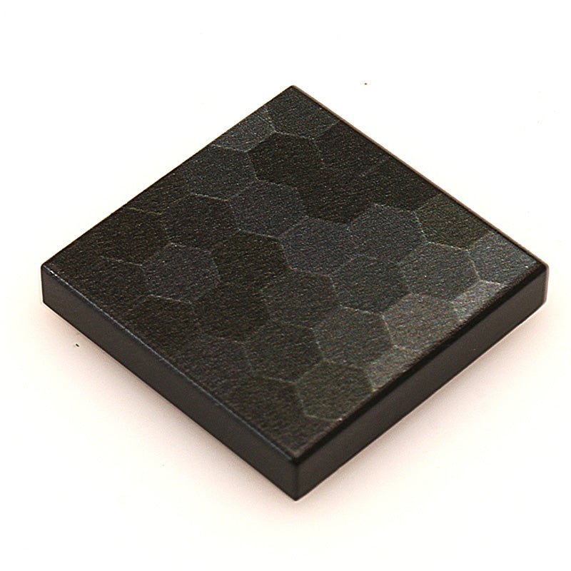 Black Shades HEX Flooring - Custom Printed 2x2 Lego Tile