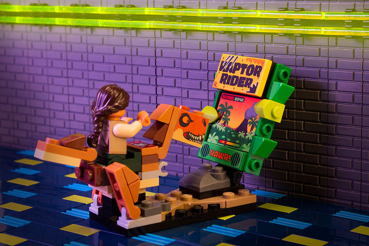 Raptor Rider - B3 Customs Arcade Game made using LEGO parts 2