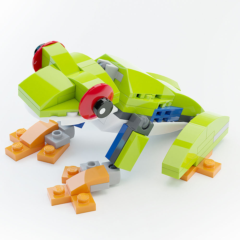 Red-Eye Tree Frog - Custom Building Set made using LEGO parts - B3 Customs 2