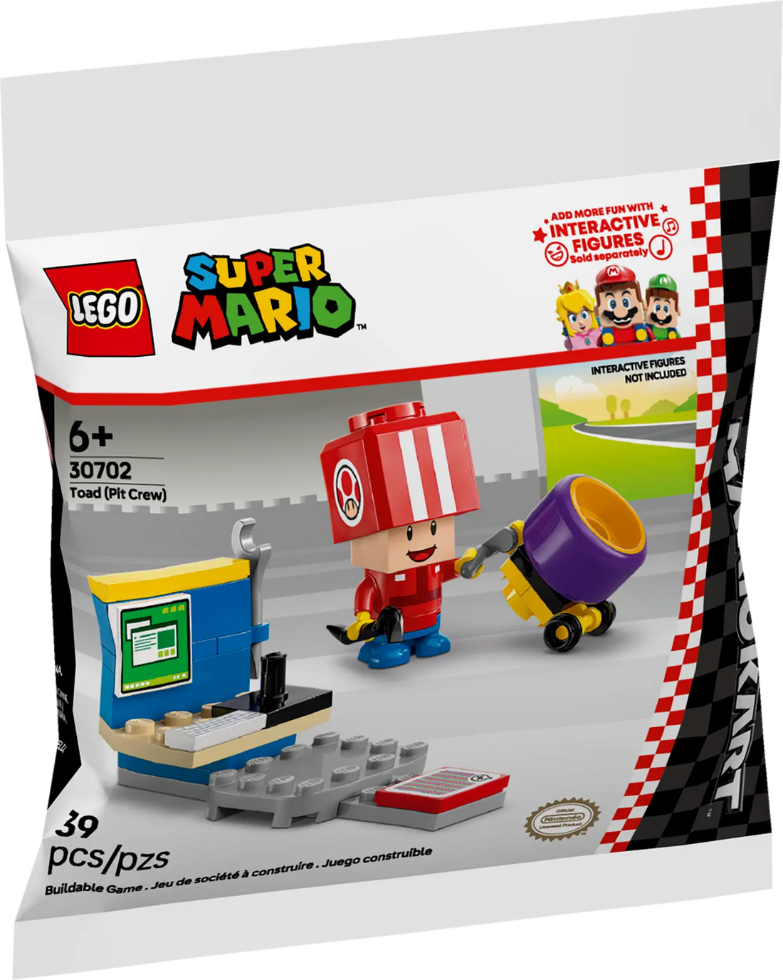 LEGO 30702 Mario Kart – Toad (Pit Crew)