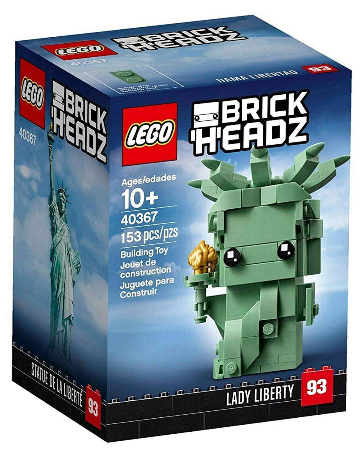 LEGO 40367 Brick Headz Lady Liberty *Retired*