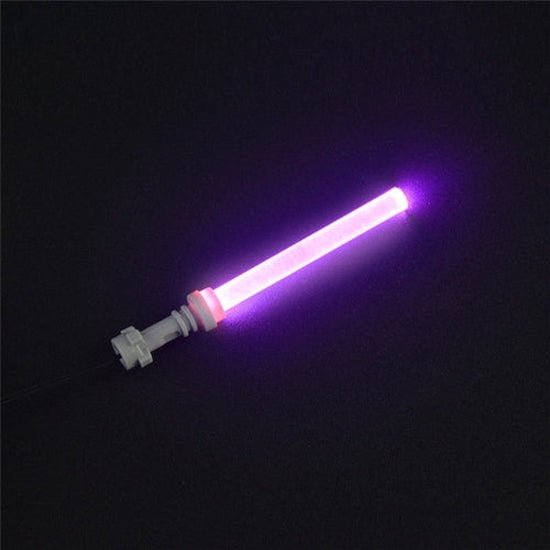 Purple Lightsaber USB Plug-In Accessory for Minifigures for Lego