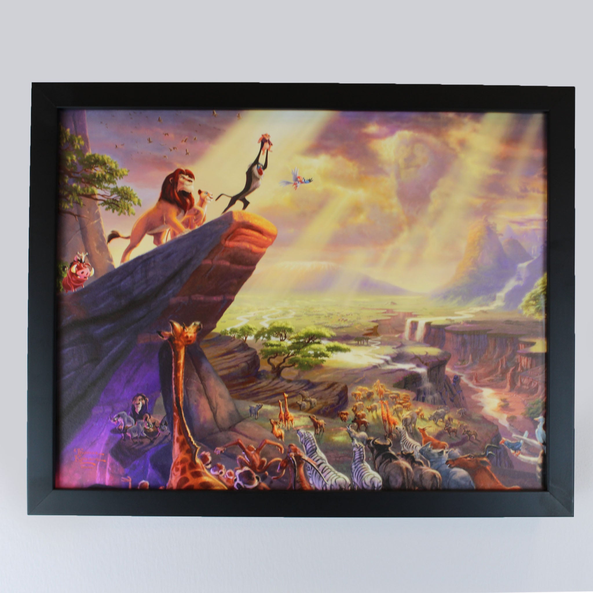 Disney: The Lion King - Thomas Kinkade Framed Art Print