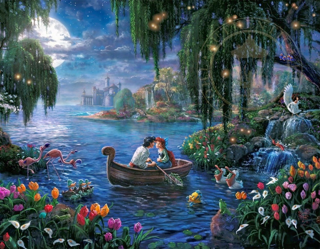 The Little Mermaid II (Disney) Thomas Kinkade Framed Art Print 10