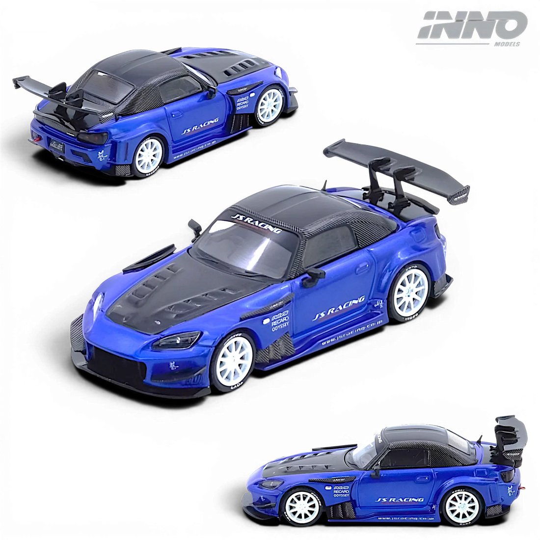 Honda S2000 J's Racing Blue 1:64 by INNO64