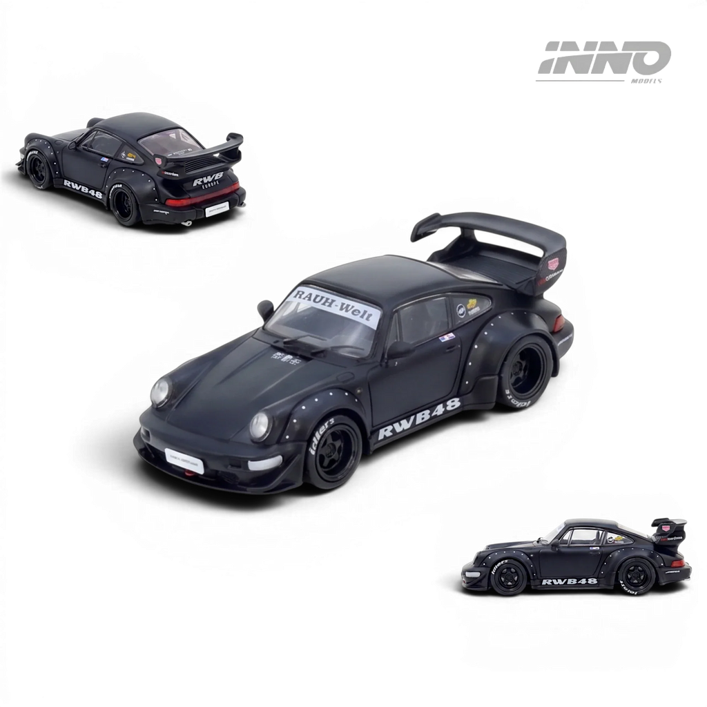 RWB 964 Darth Vader Black Matt 1:64 by INNO64 – Big Boy Toys