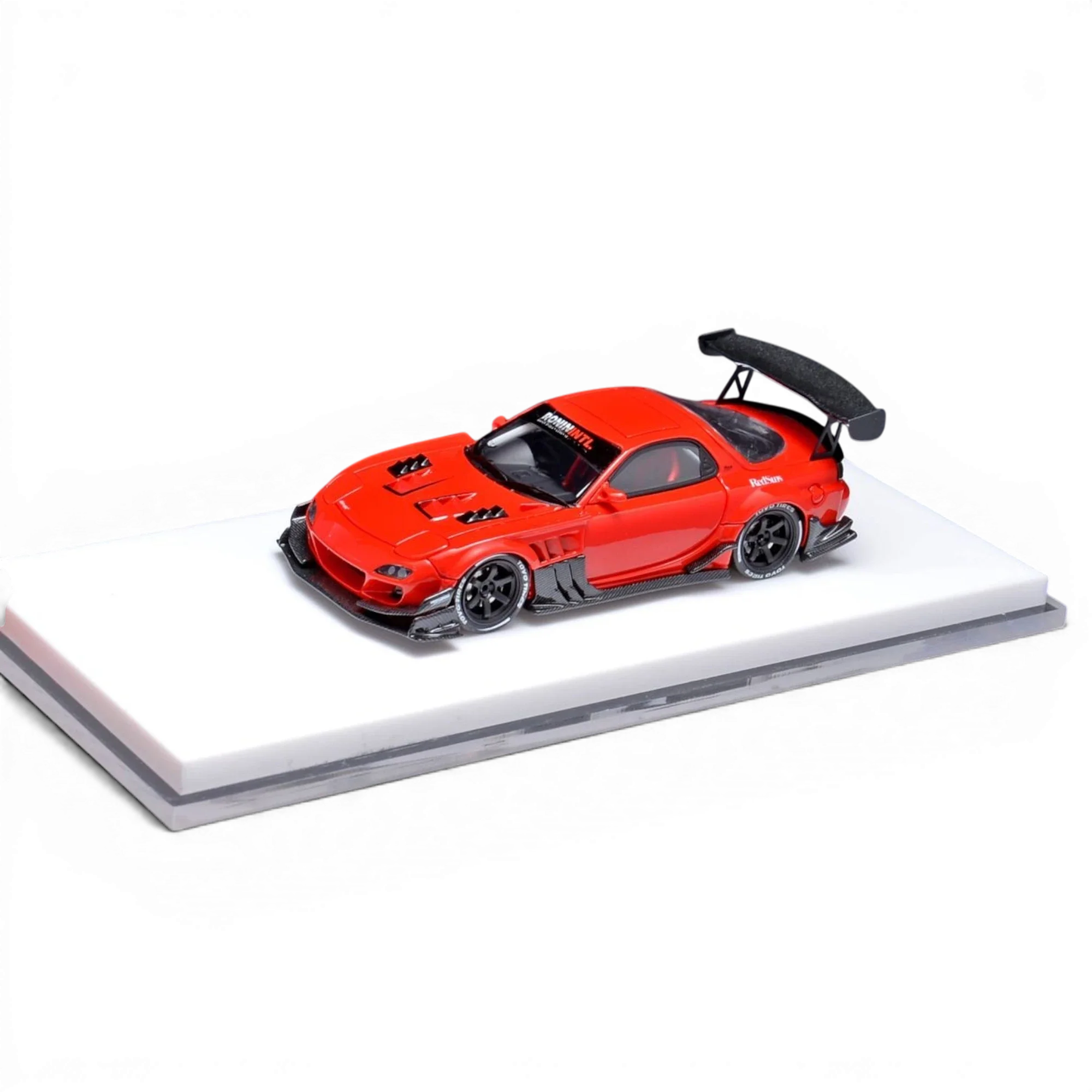 Mazda RX-7 modified red 1:64 collectible model