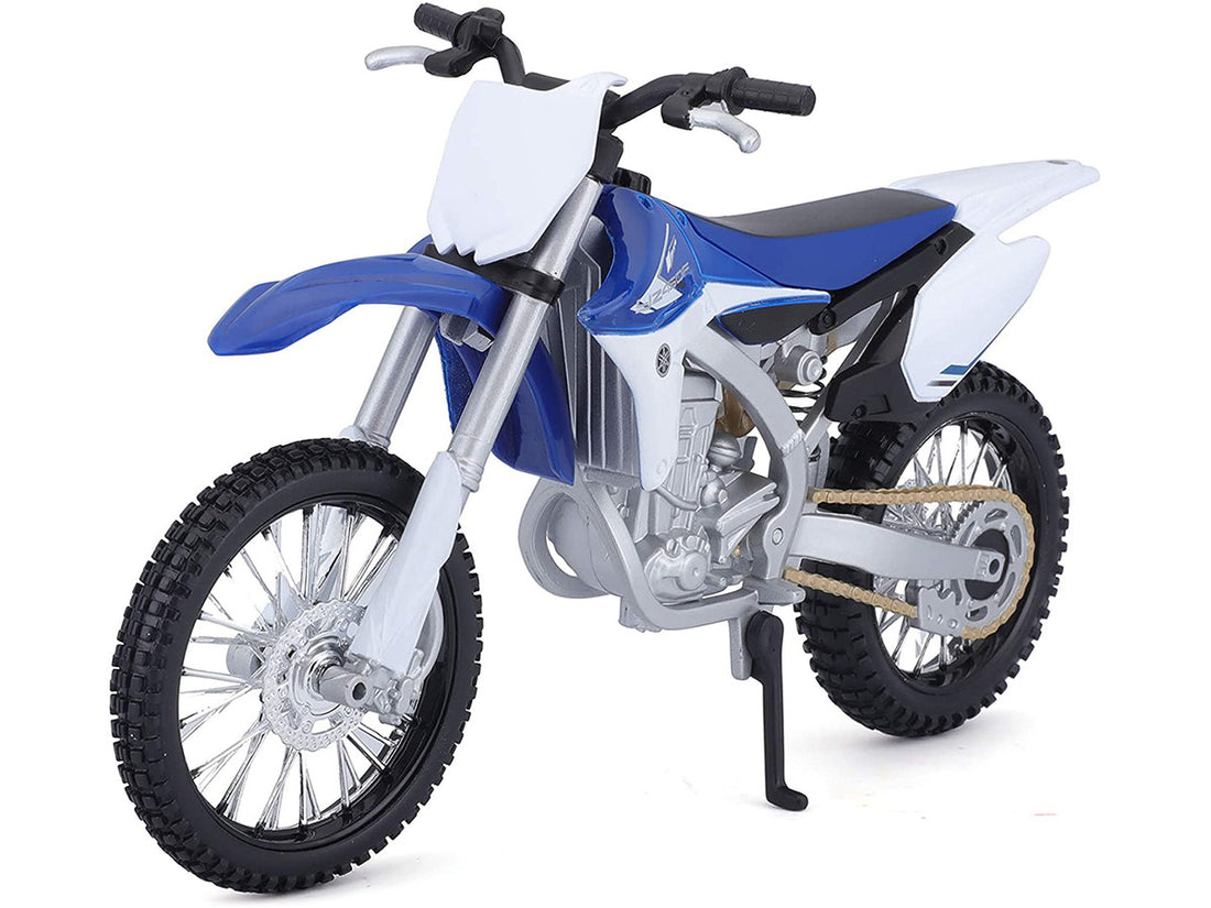 Yamaha YZ450F Blue and White 1/12 Diecast Motorcycle Model by Maisto-2