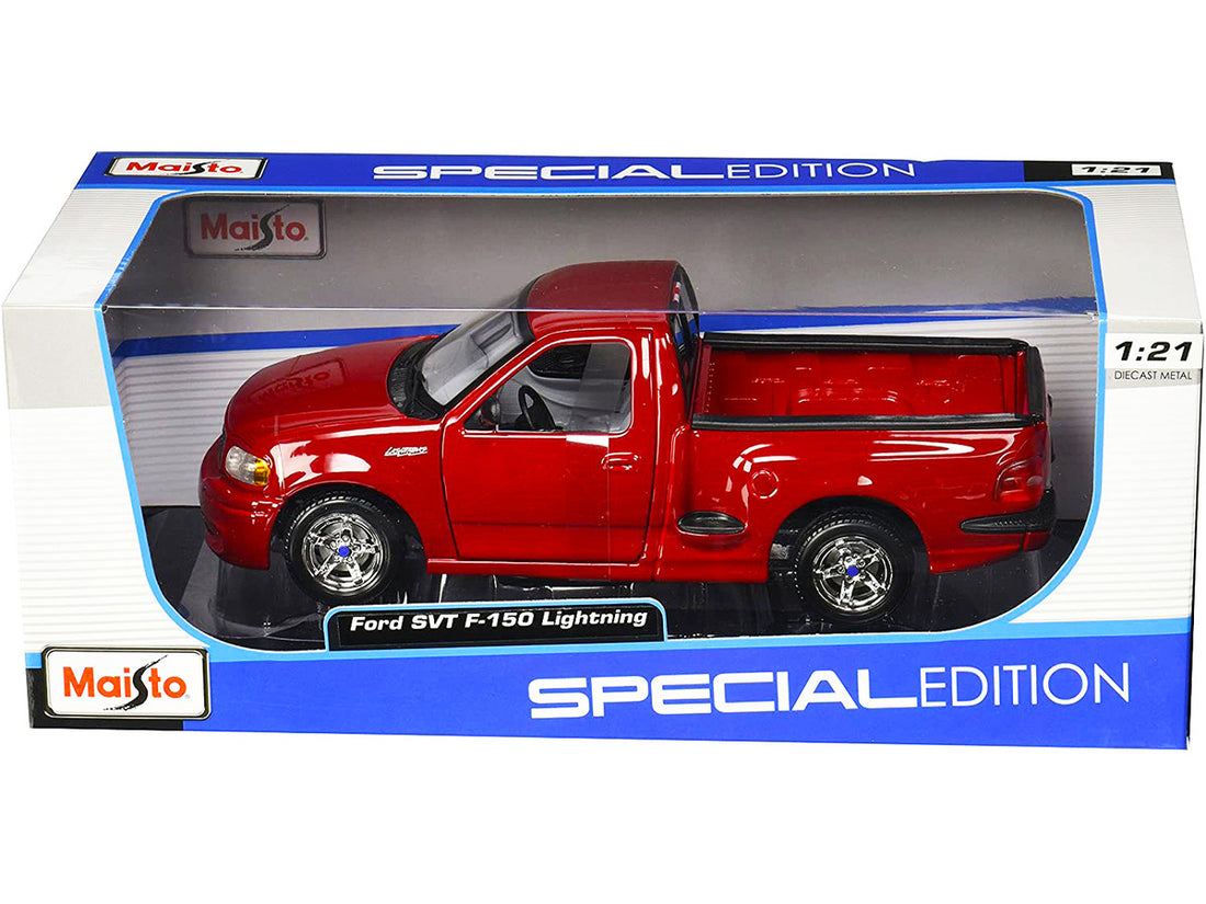 Ford SVT F-150 Lightning Pickup Truck Red 1/21 Diecast Model Car by Maisto-2