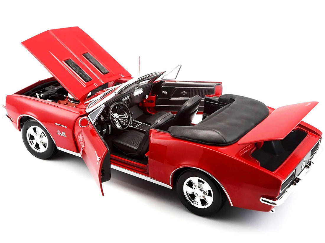 1967 Chevrolet Camaro SS 396 Convertible Red 1/18 Diecast Model Car by Maisto-2