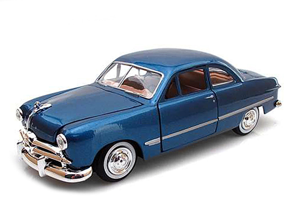 1949 Ford Coupe Blue 1/24 Diecast Model Car by Motormax-1