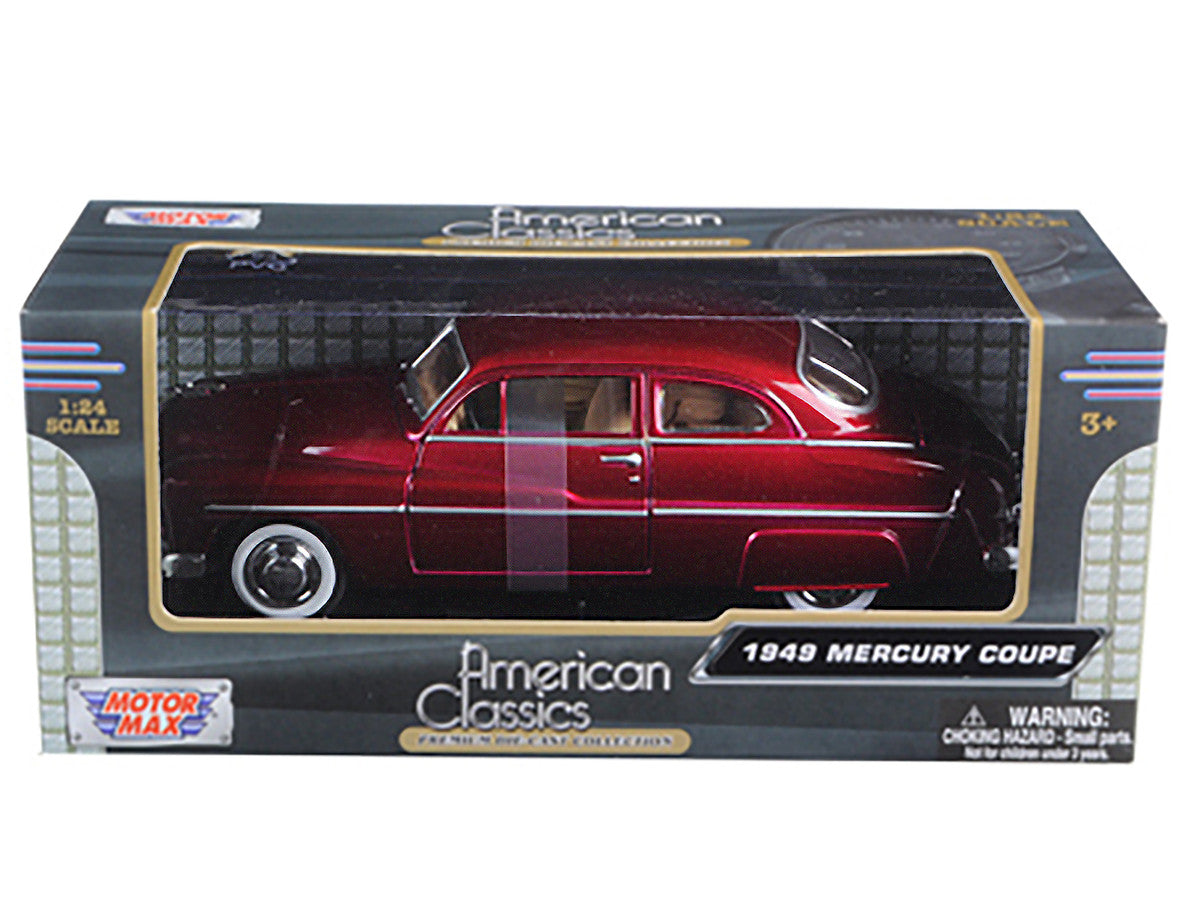1949 Mercury Red 1/24 Diecast Model Car by Motormax-2