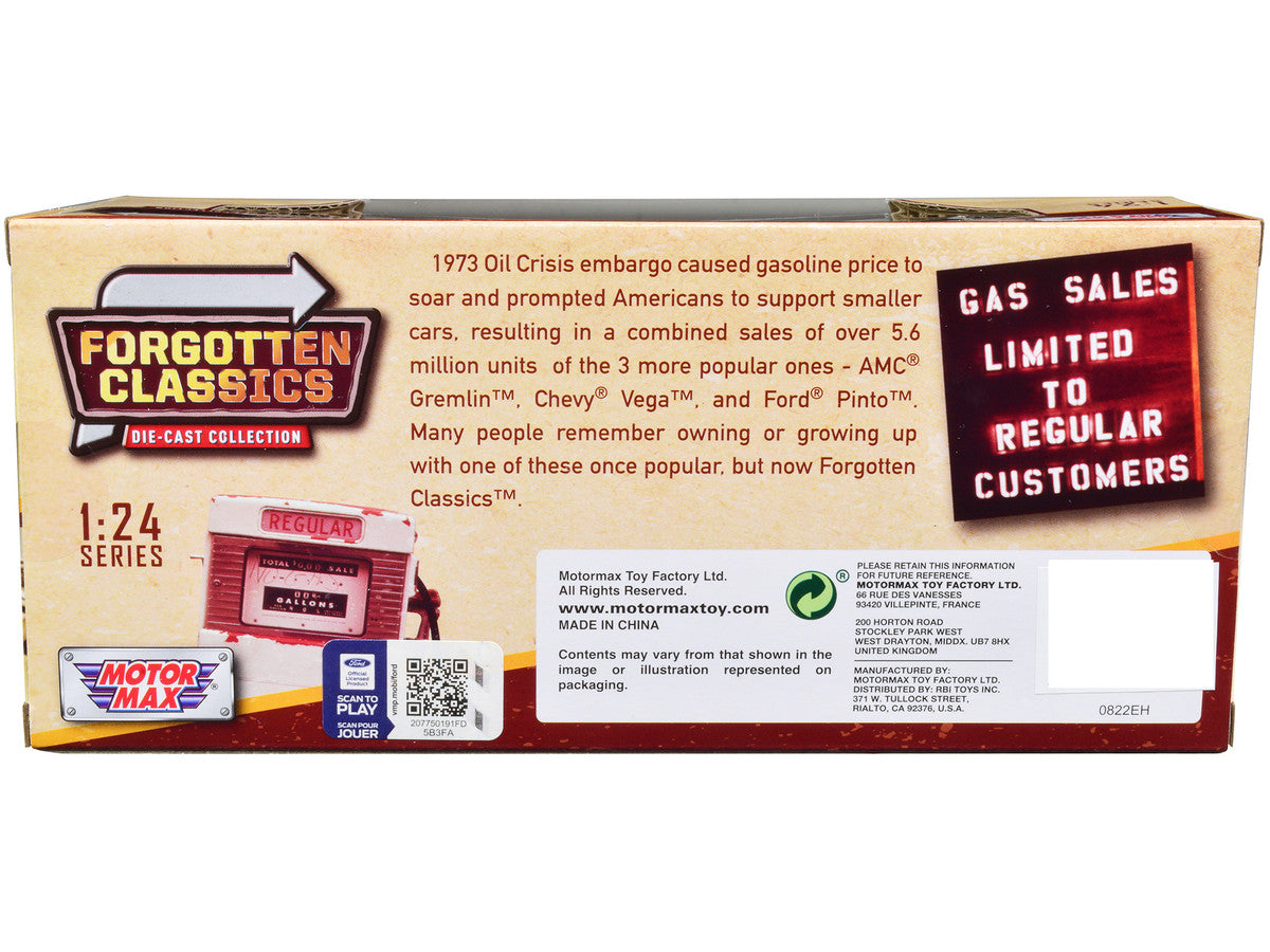 Ford Maverick 1974 Red "Forgotten Classics" Series 1/24 Diecast Model Car by Motormax 2