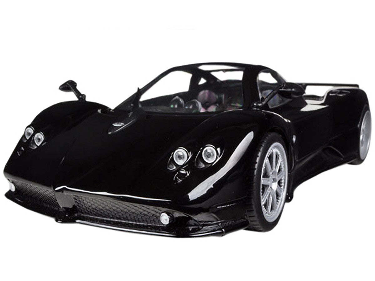 Pagani Zonda F Black 1/18 Diecast Car Model by Motormax 3
