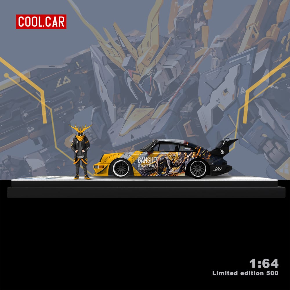 Porsche RWB 964 BANSHEE MECHA Livery Figure Version 1:64 by Cool Car Side View