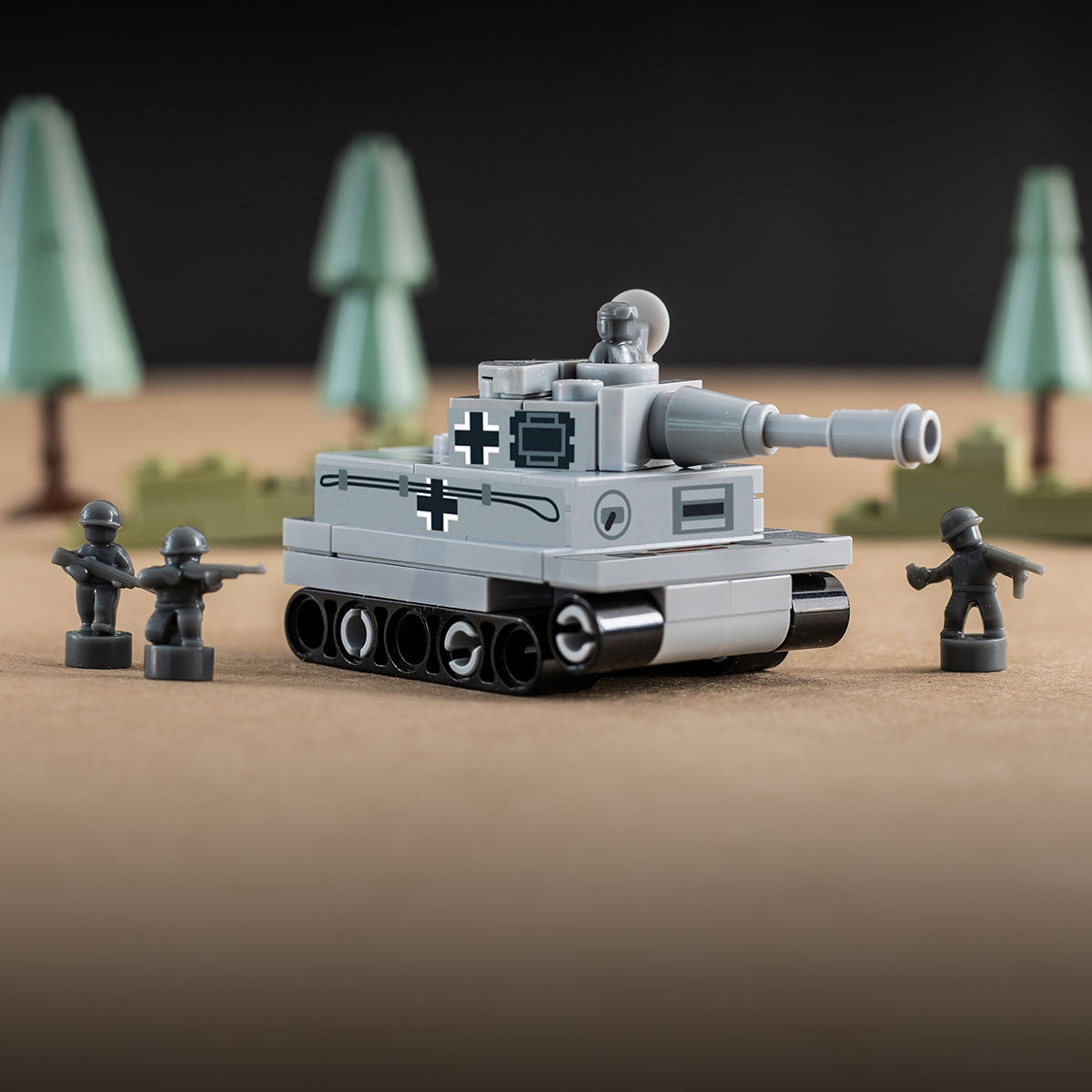 Custom Mini Panzer Tank made using LEGO parts - B3 Customs 3