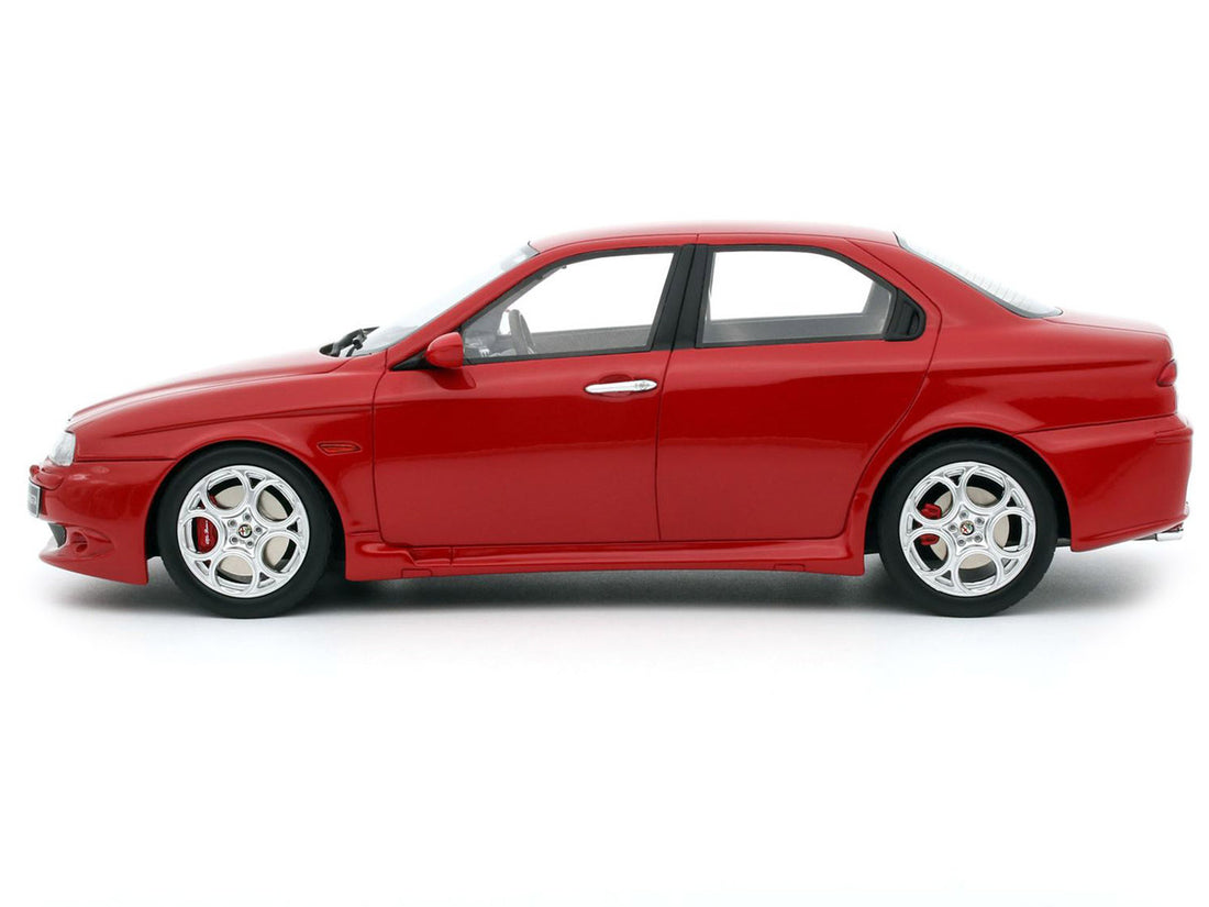 2002 Alfa Romeo 156 GTA Alfa Red Limited Edition to 2500 pieces Worldwide 1/18 Model Car by Otto Mobile-3