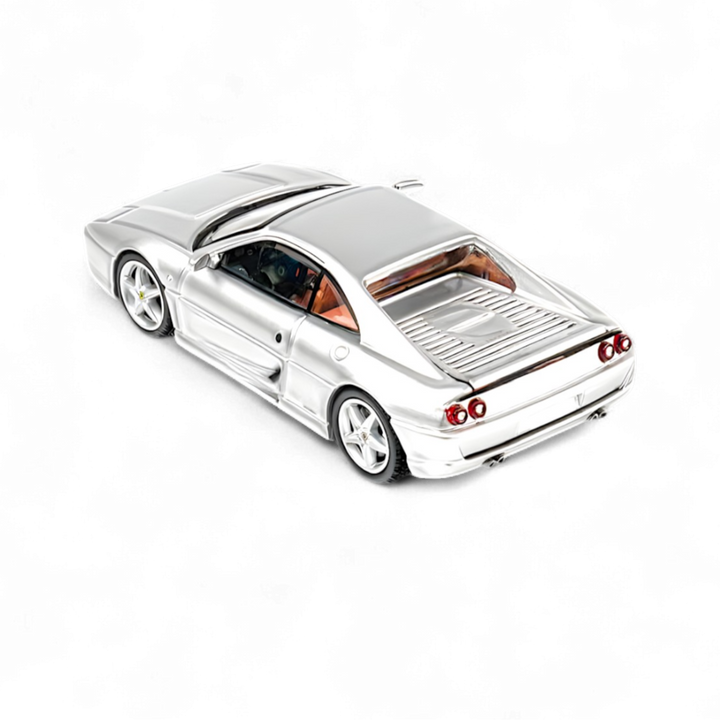Ferrari F355 challenge Diecast Model in Silver 1:64 by TPC 2