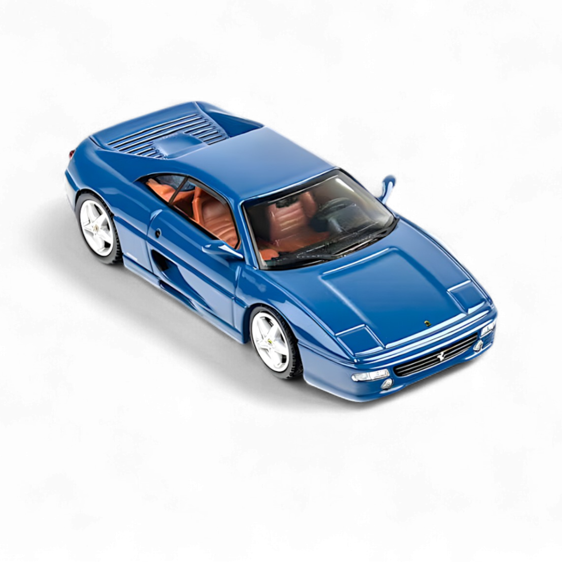 Ferrari F355 challenge Diecast Model in Naval Blue 1:64 by TPC 